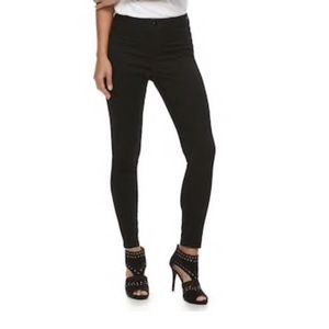 Jennifer Lopez Black Skinny Jeans